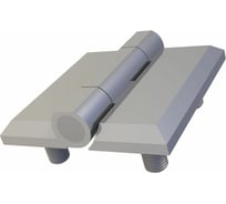 Накладная петля ТРИЗАМ ПН5050.1.2.1 50x50, металл, хром, 180°, 4 шпильки М6, 2 шт.TRZ0242