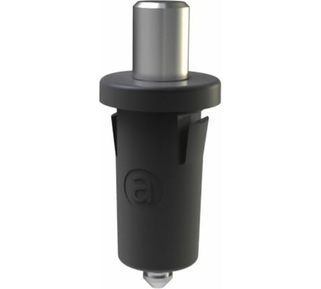 Потайная пружинная петля ТРИЗАМ ППП03.35 монтажное отверстие 10 мм, полиамид, черная, 50 шт. TRZ0247