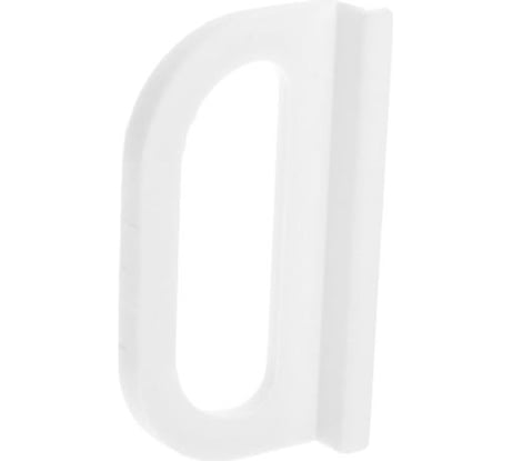 Ручка для москитной сетки ООО "Полимер-Фарм" белая, комплект 8 шт. 4687202902996