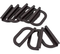 Ручка для москитной сетки ООО "Полимер-Фарм" коричневая, комплект из 8 штук 4687202902989