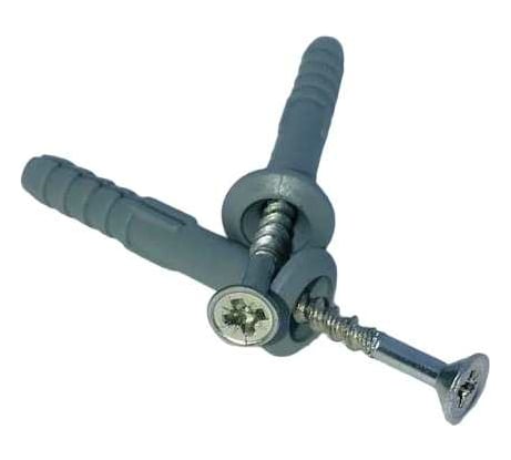 Дюбель гвоздь Steelfix 6x40 мм, грибовидный борт, 100 шт. ДГГ640100