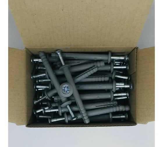 Дюбель гвоздь Steelfix 6x60 мм, грибовидный борт, 50 шт. ДГГ66050