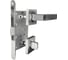 Дверная ручка r06.081 sn/cp с поворотником bk 0605 sn/cp и механизмом wc 410 b-s kevlar sn/cp VETTORE сатин/хром 104 2