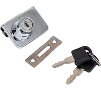 Накладной замок для стекла Mebax 2, хром 00-00002164