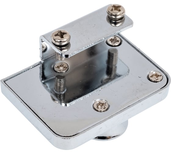 Накладной замок для стекла Mebax 2, хром 00-00002164