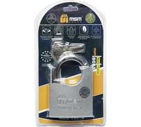 Навесной стальной замок с закаленной дужкой и перфоключами MSM 70 мм VS1/70 блистер