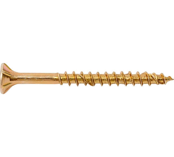 Шуруп для дерева Fischer fpf-sz 4,0x45 yzp, жёлт. цинк, 30 шт. 653948