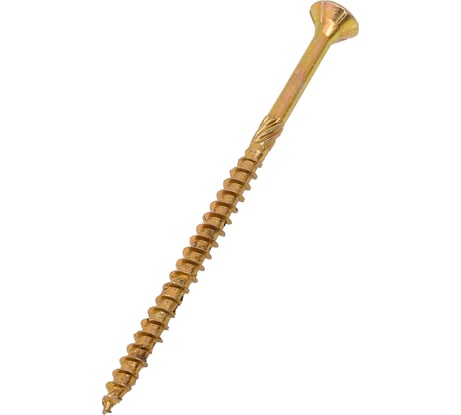 Шуруп для дерева Fischer fpf-sz 4,5x80 yzp, жёлт. цинк, 20 шт. 653962