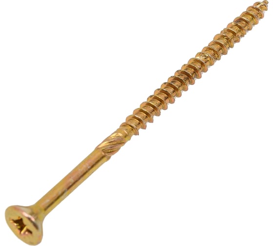 Шуруп для дерева Fischer fpf-sz 4,5x80 yzp, жёлт. цинк, 20 шт. 653962
