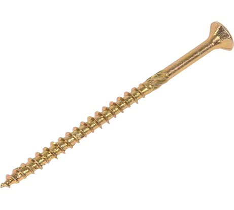 Шуруп для дерева Fischer fpf-sz 5,0x80 yzp, жёлт. цинк, 10 шт. 653972