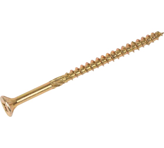 Шуруп для дерева Fischer fpf-sz 5,0x80 yzp, жёлт. цинк, 10 шт. 653972