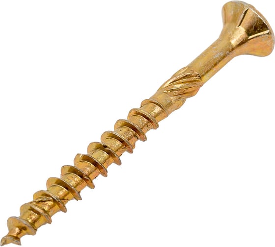 Шуруп для дерева Fischer fpf-sz 5,0x50 yzp, жёлт. цинк, 20 шт. 653969 1