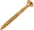 Шуруп для дерева Fischer fpf-sz 5,0x50 yzp, жёлт. цинк, 20 шт. 653969 1