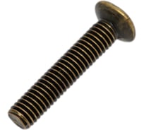 Винт для установки с силовыми, телефонными и компьютерными розетками Bironi металл, цвет бронза, 10 шт./уп. B-912-32-10