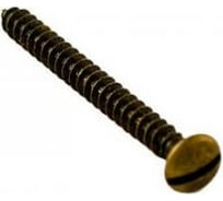 Саморез для установки с выключателями и изоляторами Bironi металл, цвет медь, 2 шт./уп. B-913-34-2