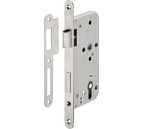 Врезной замок Hafele PZ нержавеющая сталь матовая, 55/20 911.02.151