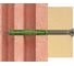 Дюбель для полнотелых материалов Fischer SX 6x50 GREEN 90 шт. 524861 3
