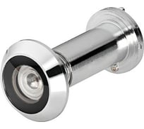 Дверной глазок Hafele 200 градусов, латунь, хром, FP, 14 мм 959.00.042