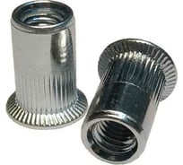 Резьбовая заклепка Daxmer с насечками М8 потайной борт, оцинк.сталь 250 шт 00000393284