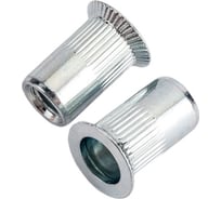 Резьбовая заклепка Daxmer с насечками М6 потайной борт, оцинк.сталь 500 шт 00000393281