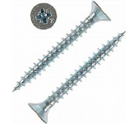 Универсальный саморез с потайной головкой BEFAST белый цинк, 3,5x35 CZ3535250S