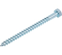 Шуруп для крепления деревянных лаг и реек BEFAST DIN 571, покрытие белый цинк, 8x100 5 шт. GLF081005S