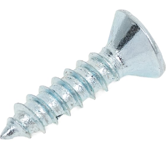 Саморез КВАДРА DIN 7982, 2.2x9.5 цинк, потайной, PH1, острый, кор. 1000 шт. 822295071000 1