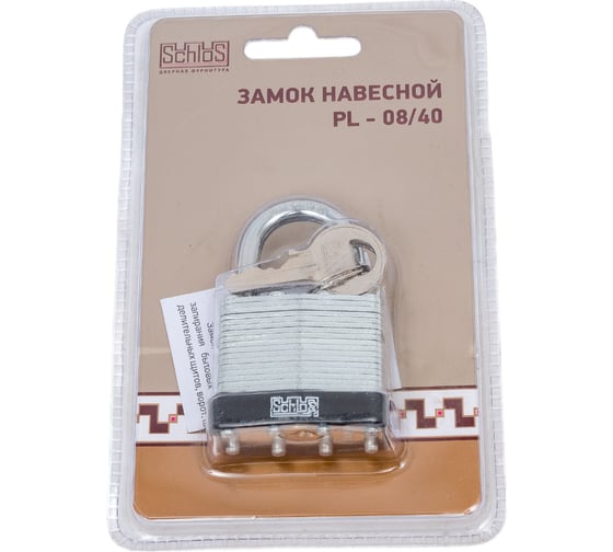 Навесной замок SCHLOSS ШЛОСС 77011 PL-08/40 сталь тов-157754