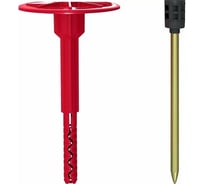 Дюбель с рёбрами, металлическим гвоздем и термоголовкой для теплоизоляции КРЕП-КОМП Стена-2 MH 8x225, 200 шт. 405010