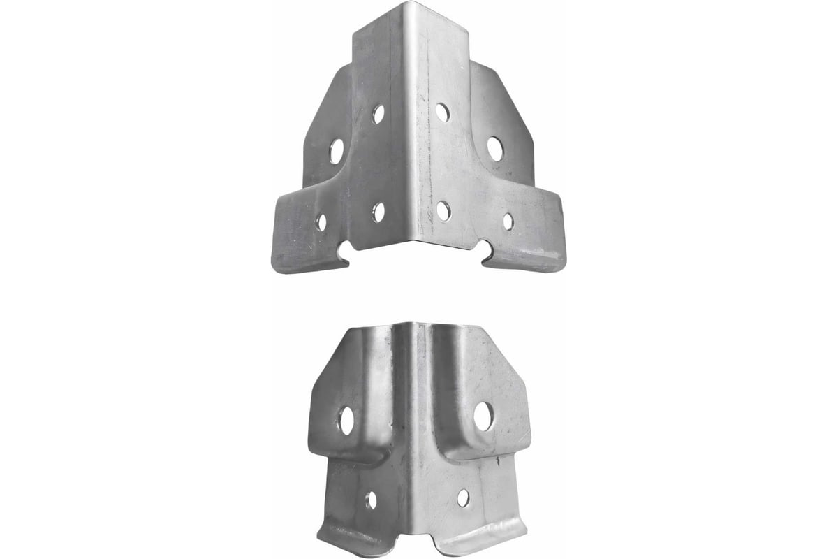 Краб-система Крепче XYZ-образный, цинк, 20x20 мм, 4 пары 2947713 ...