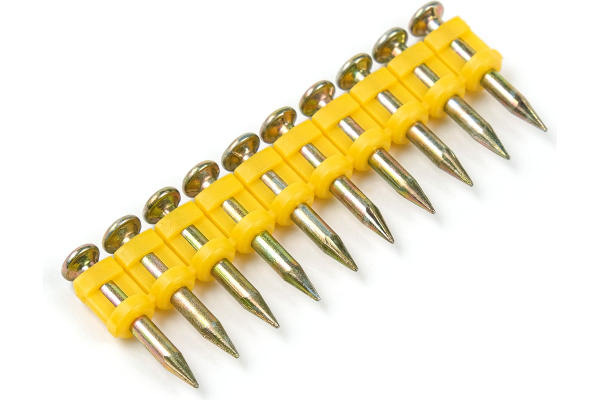 Гвозди по бетону VAPP 25x3 мм усиленные для монтажного пистолета с ...