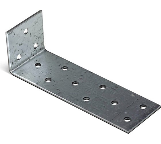 Крепёжный анкерный уголок КРЕП-КОМП KUL-40x200x80x2.0 мм, 25 шт. кул20080п 1