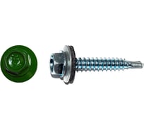 Кровельный саморез КРЕП-КОМП 4,8x35 RAL6002, зелёный K 3000 шт. ск356002к