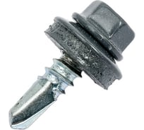 Кровельный саморез КРЕП-КОМП 5,5x19 RAL7024, серый графит Kn KENNER 300 шт. ск55197024ф