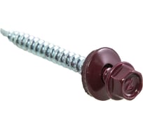 Кровельные саморезы с буром Стройбат 4,8x50 кирп.красн 200 шт. 287410