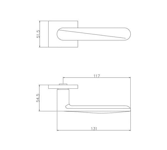 Дверные ручки ADDEN BAU LEDO S-522 BLACK 940002023014