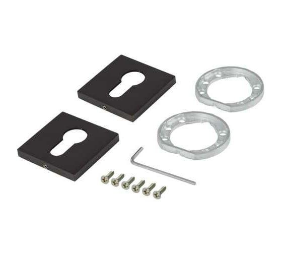 Ключевая накладка под евроцилиндр ADDEN BAU SC SQ-001 GRAPHITE 940002023029