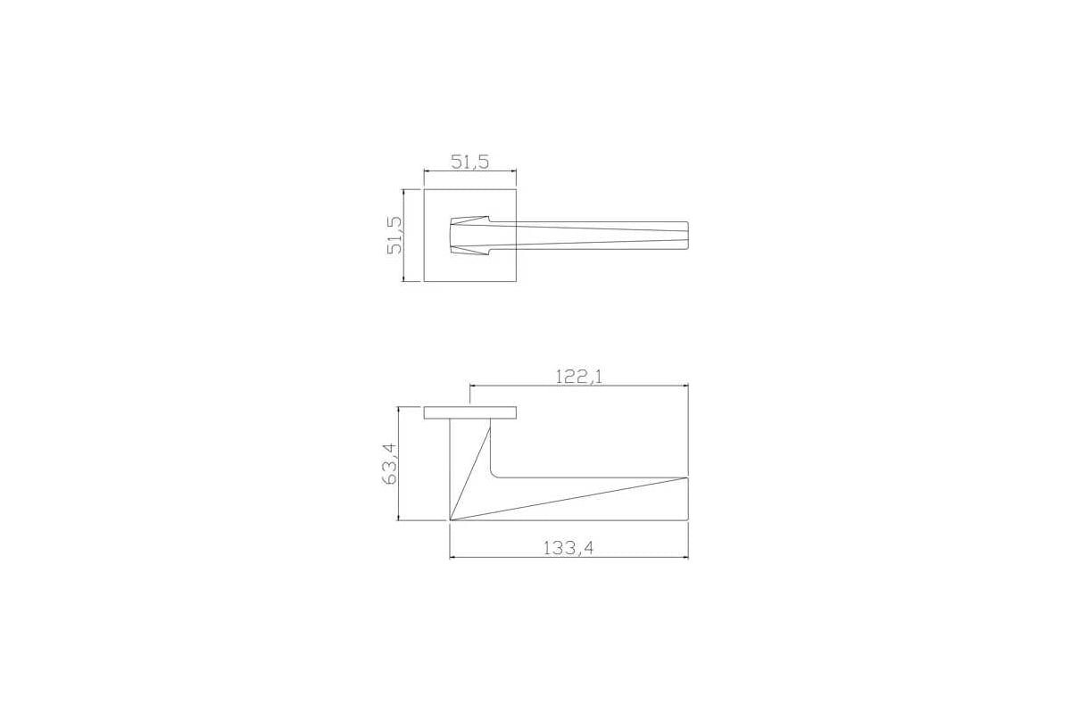 Дверные ручки ADDEN BAU SOLAR S-535 NICKEL 940002023012 - выгодная цена ...