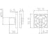 Завёртка сантехническая ADDEN BAU WC SQ-003 NICKEL 940002023021 3