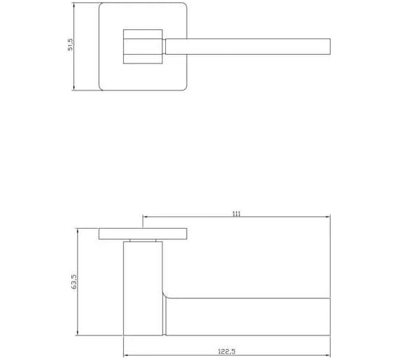 Дверные ручки ADDEN BAU COSMO S-533 GRAPHITE 940002023009