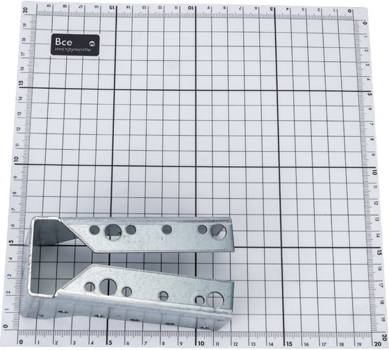 Держатель балки ALBERTS перфорированный, цинк, 40x110 мм 353926