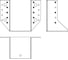 Держатель балки ALBERTS перфорированный, цинк, 50x135 мм 335120 6