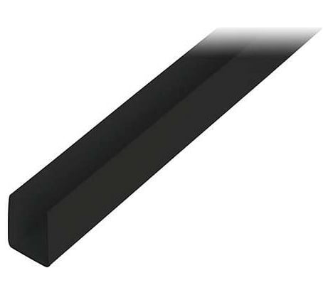 Профиль ALBERTS u-образный, ПВХ, черный, 10x18x10x1х1000 мм 484606