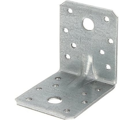 Крепежный усиленный уголок ALBERTS нерж. сталь, 70x70x55 мм 335212