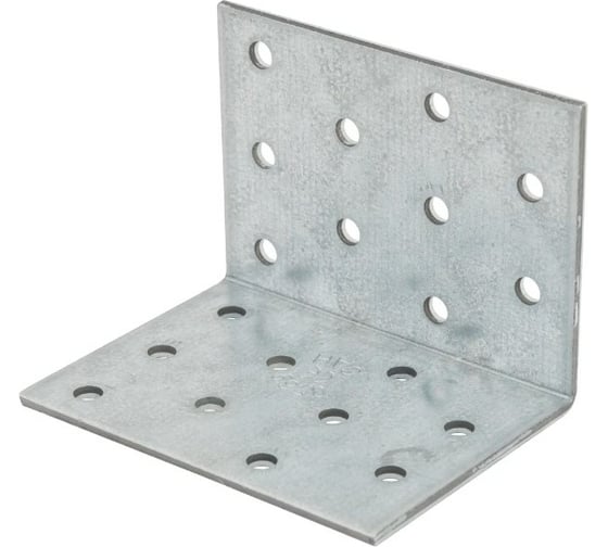 Перфорированный уголок ALBERTS оцинкованный, 60x60x80x2,5 мм 330804 1