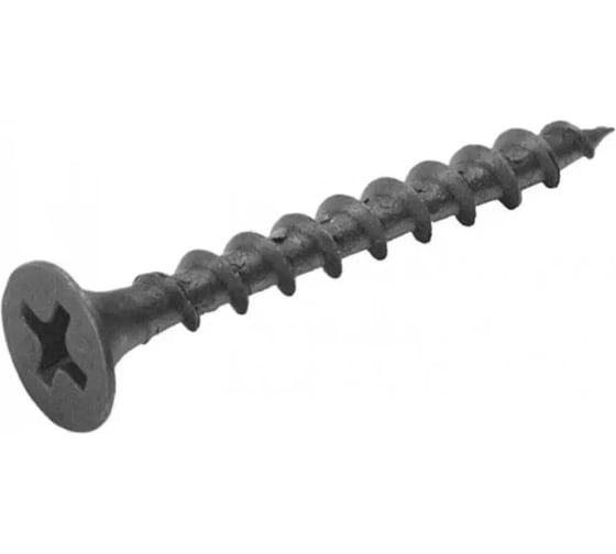Саморез RITTER 4,2x75 гипс/дерево, редкий шаг резьбы, оксид., 1 кг SWGD-4,2x75-1