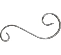 Кованый завиток ООО "СВОЙ МАСТЕР" S-образный, 125x275 мм 01.0039