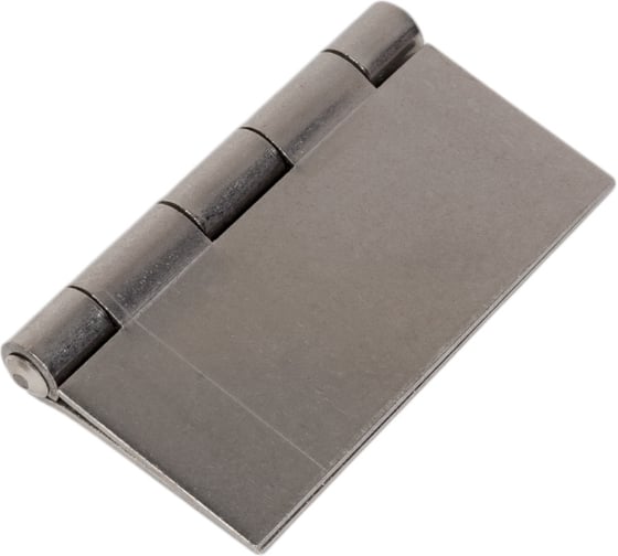 Прямая петля VORMANN 75x75x1,8 мм, без отверстий, нержавеющая сталь 010613075U