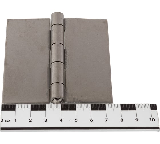 Прямая петля VORMANN 75x75x1,8 мм, без отверстий, нержавеющая сталь 010613075U