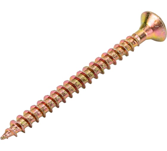 Шуруп крепежная техника желтый цинк, 4,0x45 50 шт. 11346